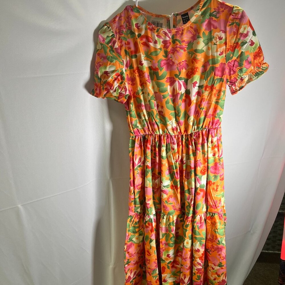 leasty flower dress